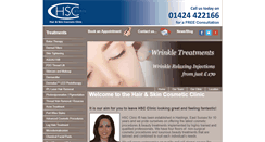 Desktop Screenshot of hscclinic.co.uk